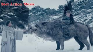 Kung Fu Movie! A giant white wolf tries to devour an old man, who effortlessly subdues it! #kungfu