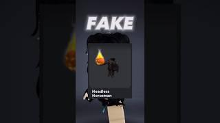 Fake headless #roblox #robloxshorts #viral #headless