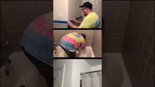 Do it yourself remodel of bathroom from 1950 #diy