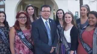 "Let the Fun Shine In"  Fair Board President Jaime Hurtado & 2014 Farmers' Daughter's