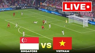  LIVE | Singapore vs Vietnam  ASEAN Championship 2024 - Semifinal | Match Today