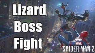 Marvel's Spider-Man 2 Lizard Boss Fight Full Gameplay