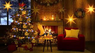 Classic Music 4 hours Heavenly Christmas Ambience, Fireplace Sounds, Relaxing Christmas No Copyright