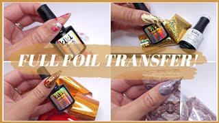 HOW TO APPLY NAIL FOILS | FULL NAIL FOIL TRANSFER EVERY TIME WITH KIKI LONDON FOIL GEL