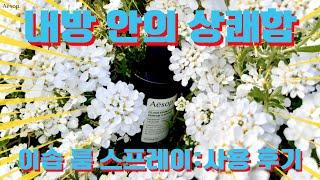 [칼박스리뷰] 향기로 가득한 내 방, 이솝 룸 스프레이 리뷰. Aesop 리뷰