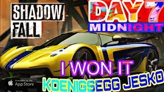 NEED FOR SPEED NO LIMITS : I WON THE KOENIGSEGG JESKO HYPER CAR /DAY 7/ MIDNIGHT / EVENT COMPLETED