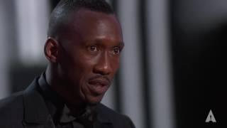 Mahershala Ali wins Best Supporting Actor | 89th Oscars (2017)