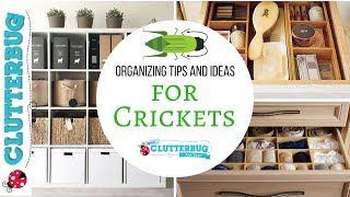 Organizing Tips and Ideas for Crickets