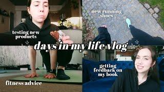 vlog // new running shoes, trying Huel, getting the last of my beta reader feedback, fitness advice