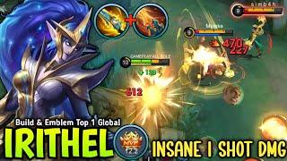 100% INSANE DAMAGE!! IRITHEL NEW 1 SHOT BUILD TO SOLO RANKED 2024  - BUILD TOP 1 GLOBAL IRITHEL