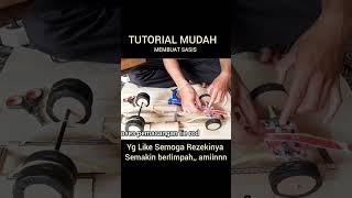 TUTORIAL Mudah Membuat Sasis miniatur truk dari kardus | cara membuat sasis #short #shorts #viral