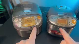 Zojirushi NP GBC05XT Induction Heating System Vs Zojirushi Pressure Induction Heating Rice Cooker