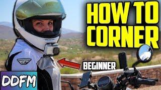 Motorcycle Cornering For Beginner Motorcycle Riders / Nikki's Adventures Ep. 9