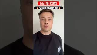 5 Ai alt coins I’m buying in January 2025 #crypto  #aicrypto