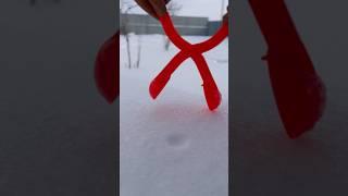 Now THIS is how YOU make a PERFECT SNOWBALL With your own HANDS!!️#shorts #snow