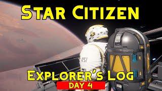 Star Citizen : An Explorer's Log Day 4 " Space Blue Light Finally Caught"