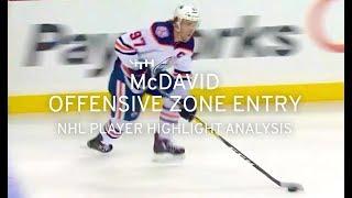 McDavid Offensive Zone Entry | NHL Player Hightlight Analysis