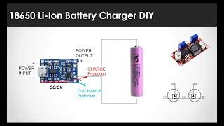18650 Li Ion Battery Charger DIY (with TP4056)