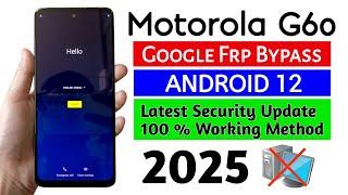 Motorola :- Moto G60 Gmail Frp Unlock (ANDROID 12) Without Pc 2025.