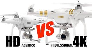 Phantom 3 Professional & Advanced Comparison - HeliPal.com