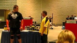 Joe Palumbo with INFINITELABS at the EUROPA  STRONG MAN EVENTS 2010