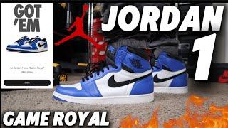 Nike Air Jordan 1 Game Royal Unboxing | Review | On Feet