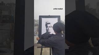 Swami Vivekananda Reverse Painting  || Swami Vivekananda jayanti #shorts #art #youtubeshorts