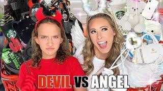 DEVIL  VS ANGEL  TARGET SHOPPING CHALLENGE!