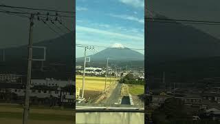 富士山側面 #日本之旅 #鉄道 #新幹線 #日本百景 #日本自由行 #train #日本旅遊 #travel