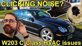 ANNOYING HVAC Clicking! – Mercedes C-Class HVAC troubleshooting (W203)