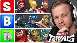 My OFFICIAL Season 1.5 Tier List for Marvel Rivals