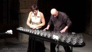 J. S. Bach - Toccata and Fugue in D minor on the glass harp (музыкальные бокалы)