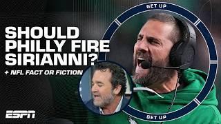 Is Nick Sirianni HOLDING THE EAGLES BACK?  Hawk & Jeff Saturday DEBATE  | Get Up