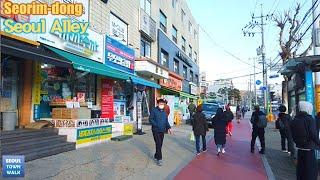 【4K】 Walk Seoul Korea - 서울 서림동 골목 걷기 | Seorim-dong Alleys [관악구2 | Gwanak-gu2] 6(2)-12