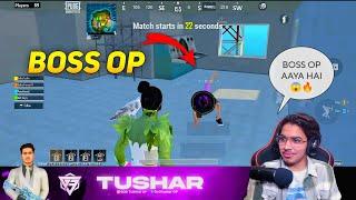 GOD TUSHAR OP VS BOSS OP  INTENSE FIGHT ON LIVE STREAM || PUBG LITE @godtusharop1