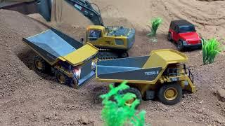 Rc construction excavators and trucks @RCTruckCraft @RCexperimental @Rctrukofficial