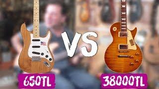 650TL'lik VS 38000TL'lik GİTAR KARŞILAŞTIRMASI