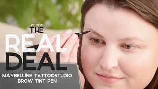 Maybelline Eyebrow Tattoo Pen: $10 Alternative to Microblading? | The Real Deal | InStyle