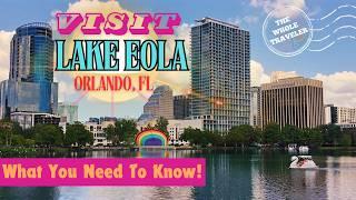 Tour Lake Eola Park in Orlando, Florida | Birding, Nature, and Fun while you visit Downtown Orlando!