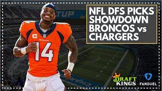 NFL DFS Picks, Thursday Night Showdown, Broncos vs Chargers W16: FanDuel & DraftKings Lineup Advice