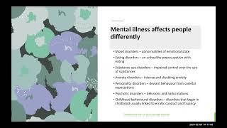 Categories of mental disorders