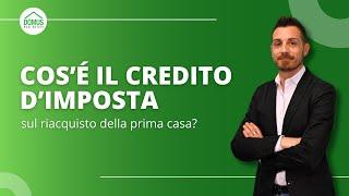 Credito di imposta per la prima casa: come funziona?