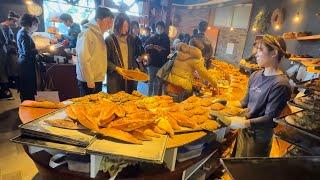 NO.1 BAKERY’S RUSH TO BAKE 5000 LOAVES OF BREAD!! [PAIN STOCK] |Japanese Bakery