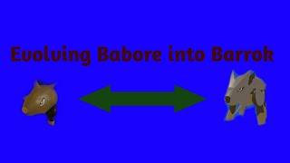 Evolving Babore in Loomian Legacy