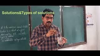 #Solutions &Types of Solutions #Activity