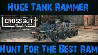 Crossout Part 20: The Tank Rammer! | Huge Ramming Vehicle | Explosive Spears Are Still Awesome