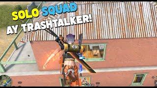 PARKOUR VS TRASHTALKER 21 SOLO SQUAD KILLS!(ROS GAMEPLAY)