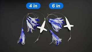 BLUEWING Tuna Feather Daisy Chain#bluewing #fishingequipment #biggamefishing #tunafishing