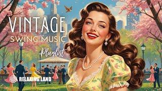 Happy Springtime Swing | 1940s Big Band Jazz & Vintage Cheer ️