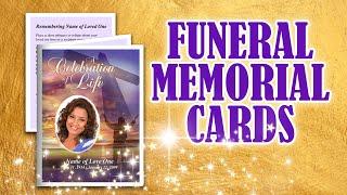 Funeral Memorial Cards - The Funeral Program Site